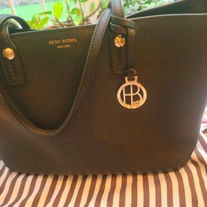 Henri Bendel Saffiano Leather Tote Bag